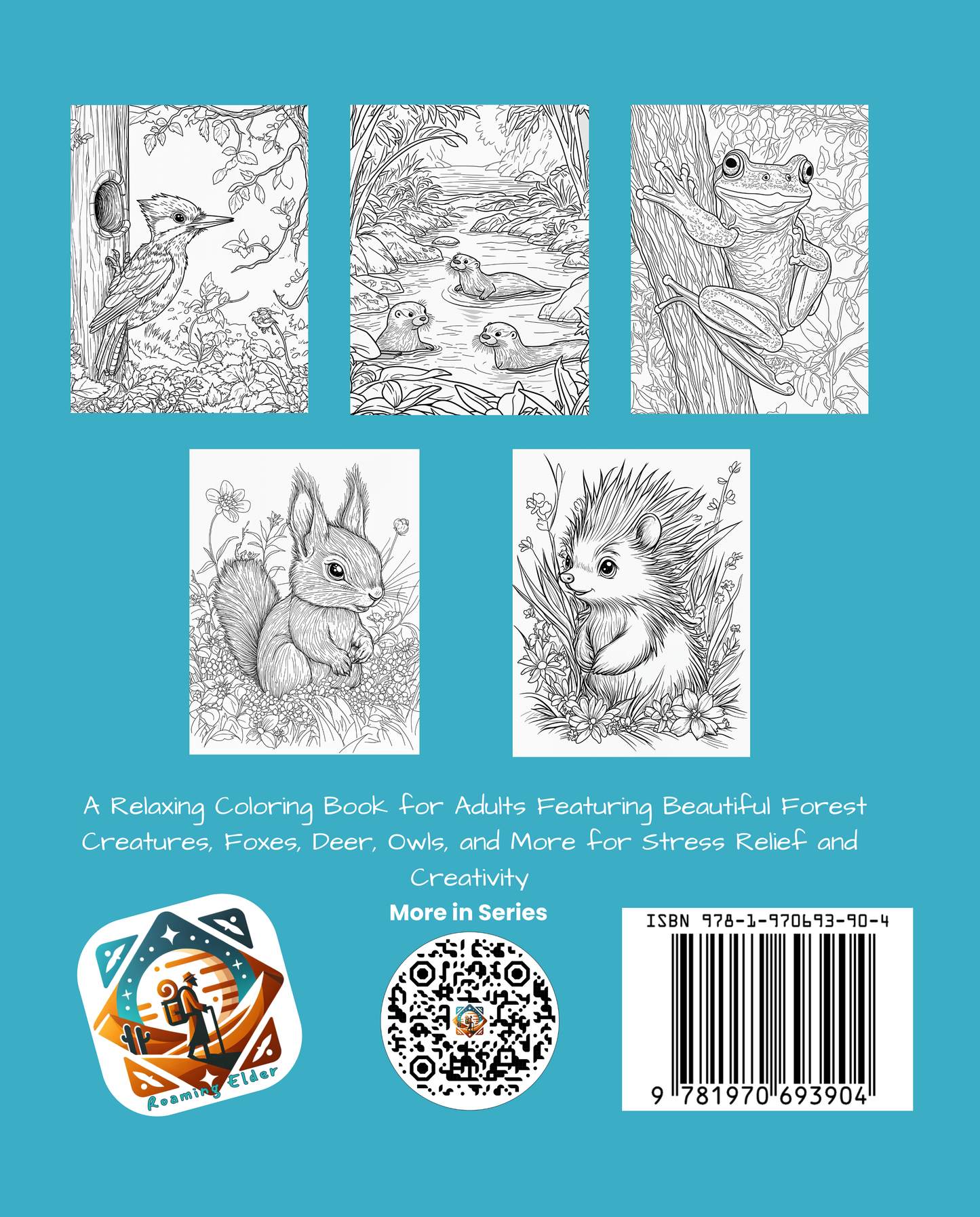 Color the Wild: Woodland Animals