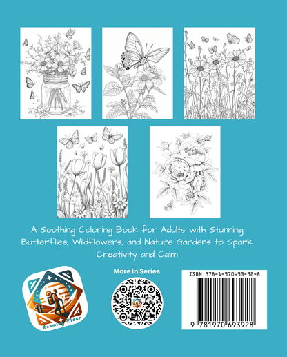 Color the Wild: Butterflies & Blooms